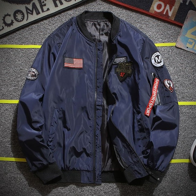 Men's Waterproof Baseball Jacket - Casual & Comfortable