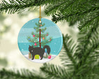 Nebelung Cat Christmas Ceramic Ornament