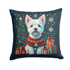 Westie Christmas Throw Pillow