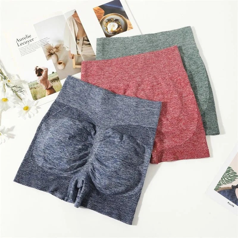 Women's High Waist Stretch Fitness Shorts