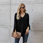 Solid Color Loose Pullover Shirt | Streetwear