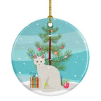 Aphrodite Giant Cat Christmas Ceramic Ornament