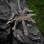 Vintage Silver Angel Necklace | Christian Jewelry
