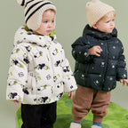 Winter Children's Down Jacket with Windproof Hood