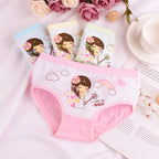 Girls' Pure Cotton Boxer Shorts for Kids