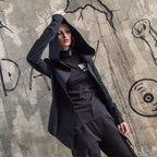 Personalized Irregular Witch Cloak Jacket Cardigan Top