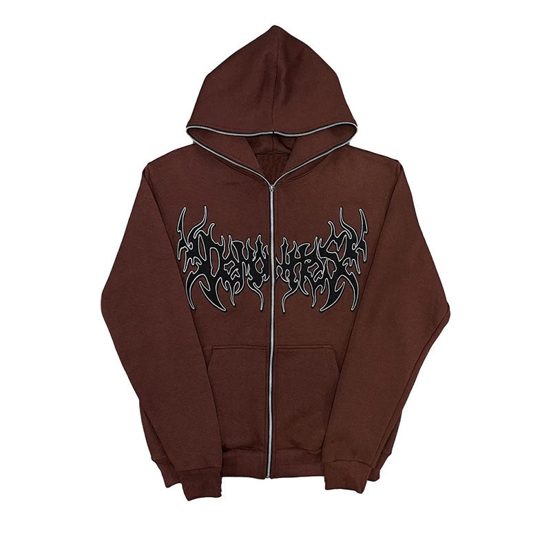 Men's Fashion Hip-hop Cardigan Hoodie Sweater | Streetwear