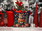 Tiger Christmas Throw Pillow