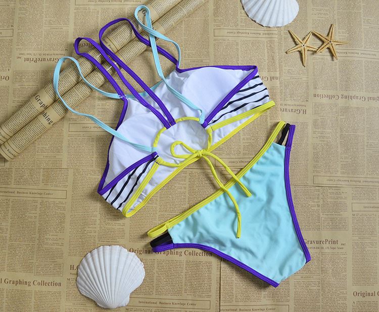 Striped Swimsuit and Bikini Collection