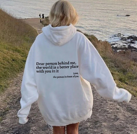 "You're Beautiful Hoodie - Women's Printed Fashion Wear" | Streetwear