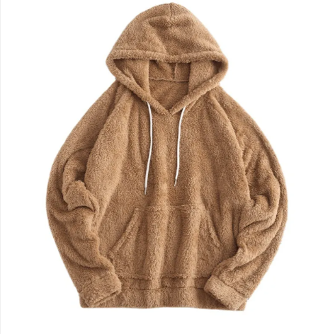 Cozy Ear-Hooded Fleece Sweatshirt – Ultra-Warm Winter Wear | Streetwear