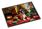 Boxer Cozy Christmas Doormat