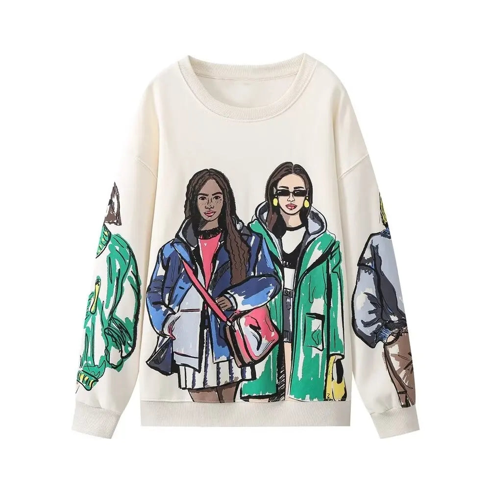Sivatu Women's Fashion Hoodie with Print 2023 | Streetwear