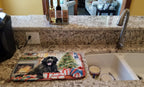 Newfoundland Cozy Christmas Dish Drying Mat