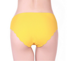 Silk Feel Women's Mid-Low Waist Seamless Thongs