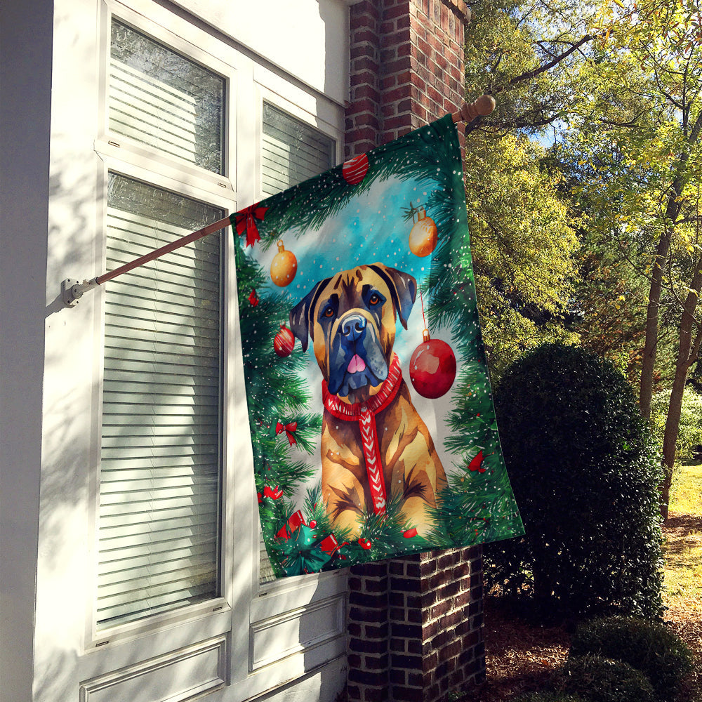 Cane Corso Christmas House Flag
