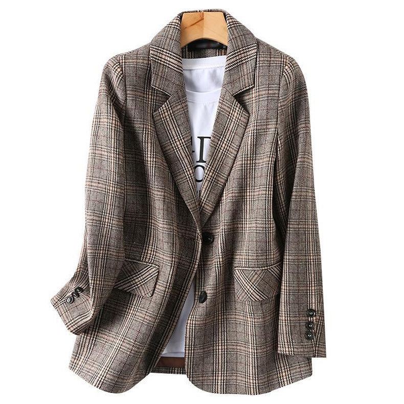 British Loose Fit Korean Casual Suit Jacket