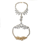 Exaggerated Bikini Long Necklace with Body Chain