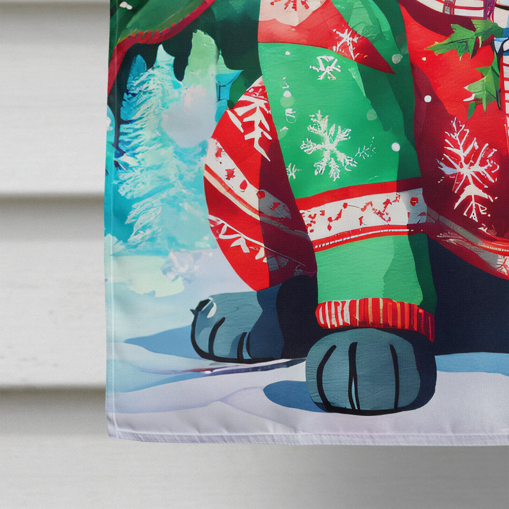 Cane Corso Christmas House Flag