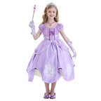 2024 Sophia Floral Tulle Dress for Girls with Accessories