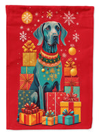 Weimaraner Holiday Christmas Garden Flag