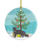 Nebelung Cat Christmas Ceramic Ornament