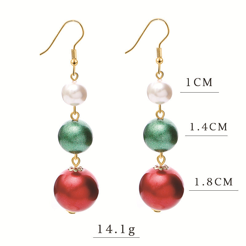 Christmas Series Cute Snowman and Santa Earrings