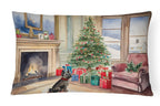 Cairn Terrier Christmas Throw Pillow