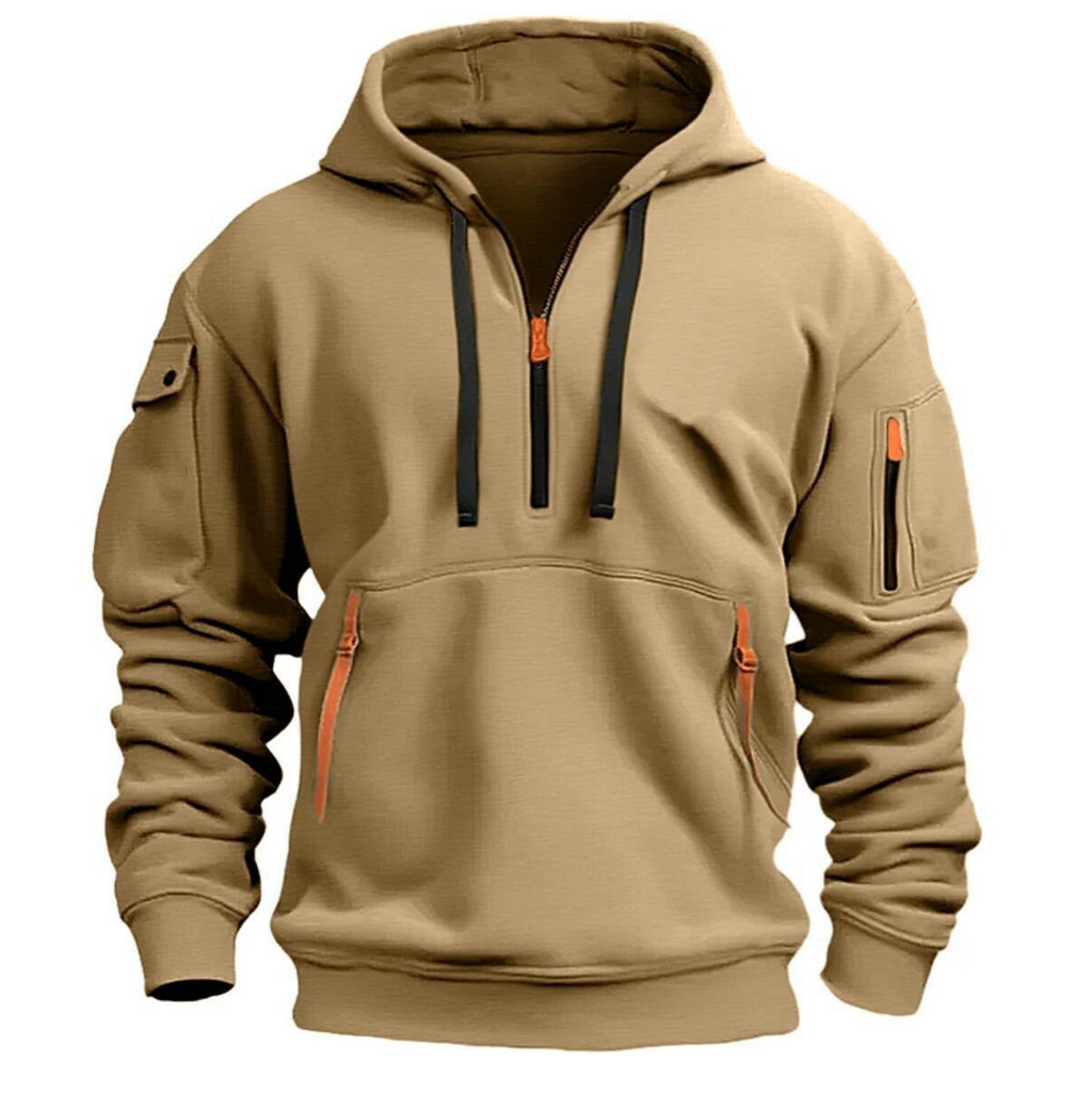 Cotton Dropped Shoulder Hooded Sweatshirt | Streetwear