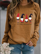 Letter Print Crew Neck Sweatshirt | Streetwear