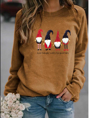 Letter Print Crew Neck Sweatshirt | Streetwear