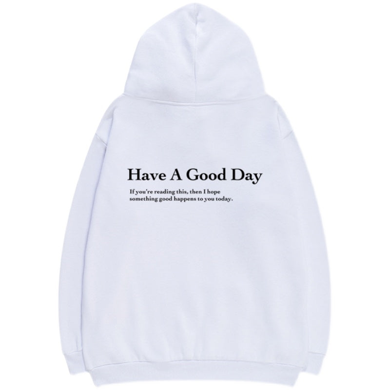 Loose Slouchy Sweatshirt for Women with Letter Design | Streetwear