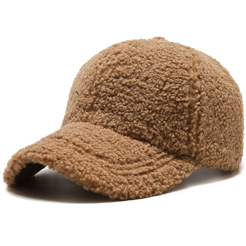 Thickened Wool Warm Baseball Hat | Embroidered Cap