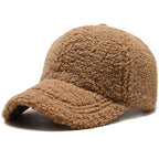 Thickened Wool Warm Baseball Hat | Embroidered Cap