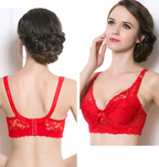 Ultra-thin Lace Bra for Plus Size with Adjustable Fit