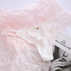 Translucent Strawberry Cherry Low Waist Women's Panties