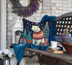 Polar Bear Christmas Throw Pillow