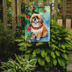 Pekingese Christmas Garden Flag
