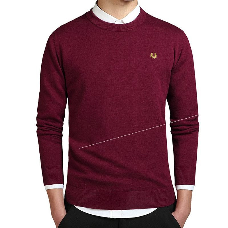 Men's Cotton Knitted Sweater Pullovers and Jumpers