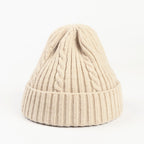 Warm Wool Hat for Autumn and Winter with Knitted Design | Embroidered Cap