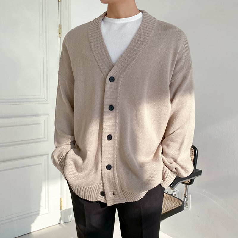 Trendy Men's Knitted Sweater Jacket