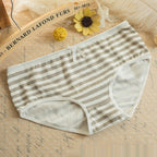 Women’s Striped Bow Cotton Panties