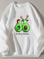 90s Style Avocado Love Sweatshirt for Women | Streetwear
