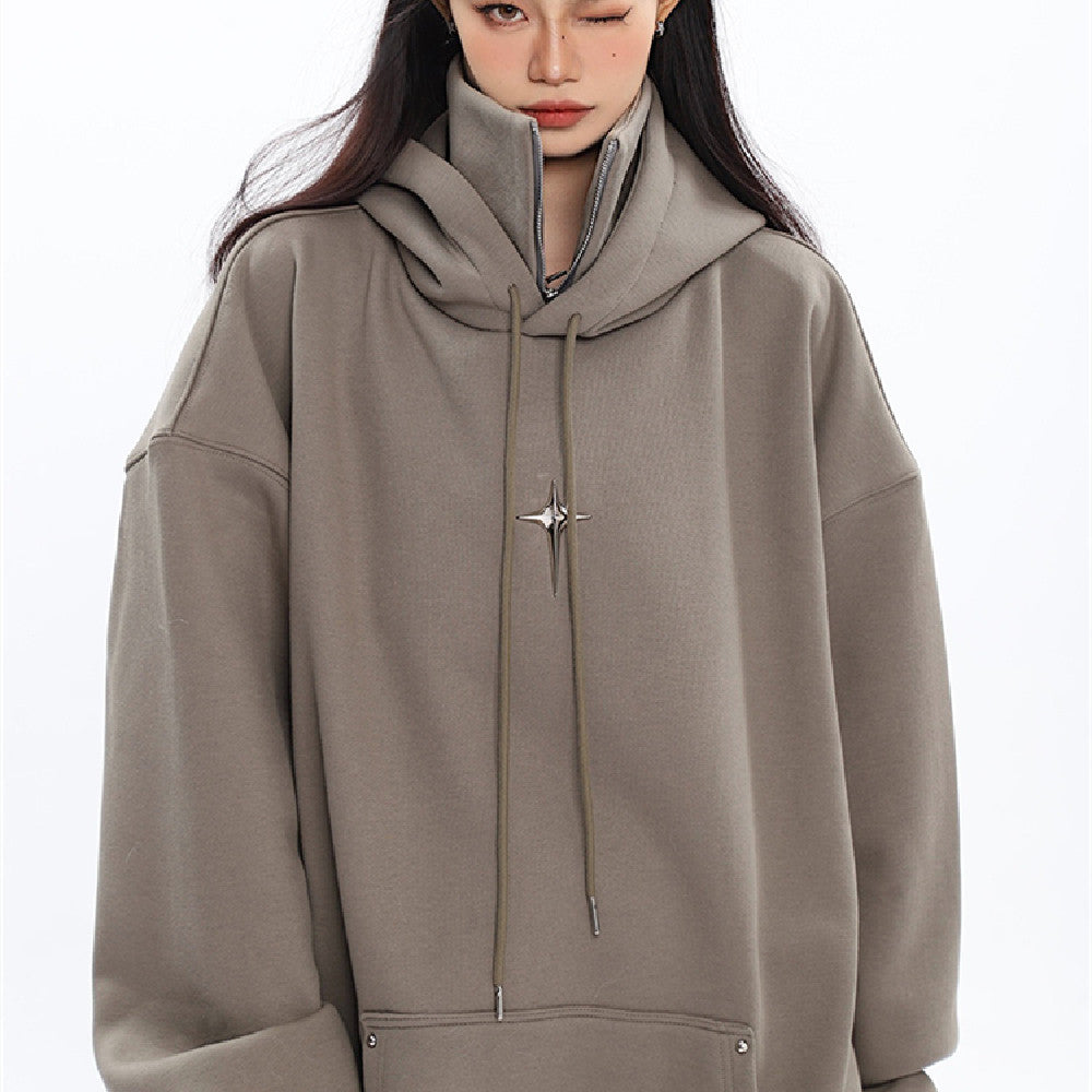 Metal Hooded Hoodie with Unique Design Inspiration | Streetwear