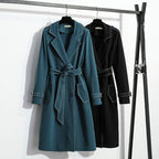 Lace-up Long Sleeve Large Lapel Jacket