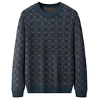 Loose Fit XL Men's Round Neck Sweater