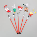 Pet Toy Christmas Series Cat Teaser Wand (Short)