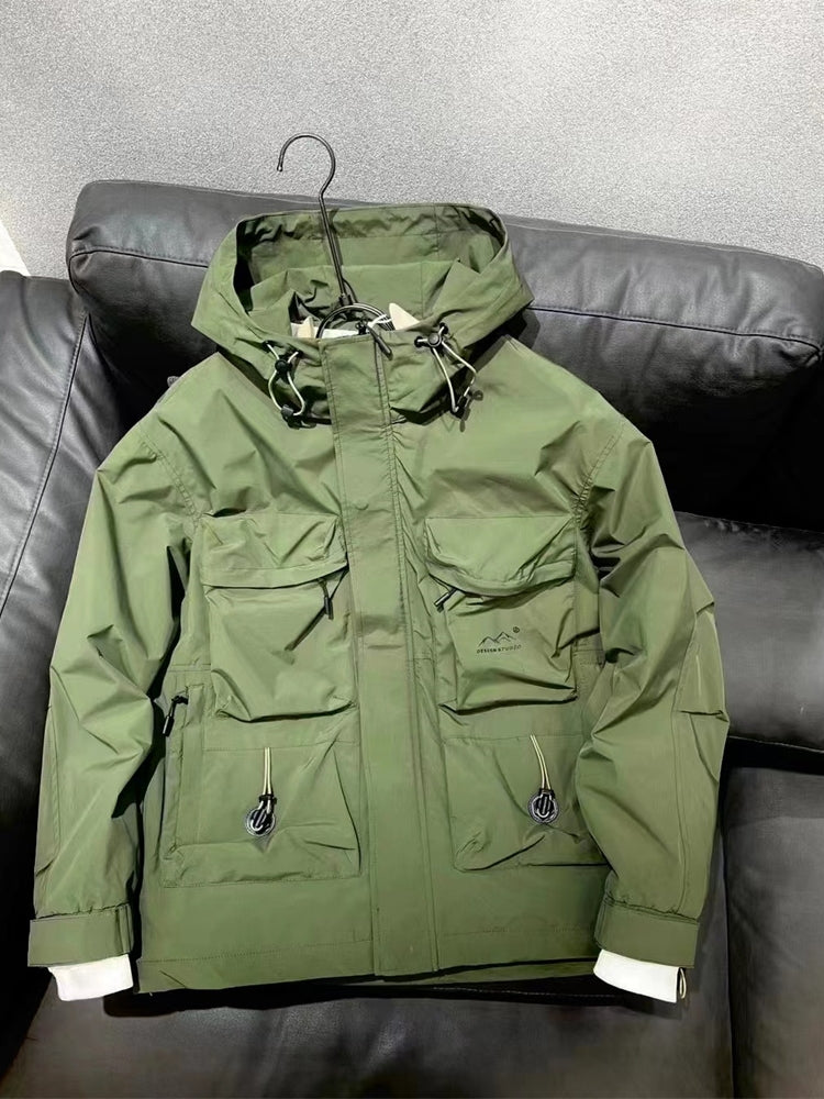Men's Tactical Waterproof Windbreaker Field Jacket