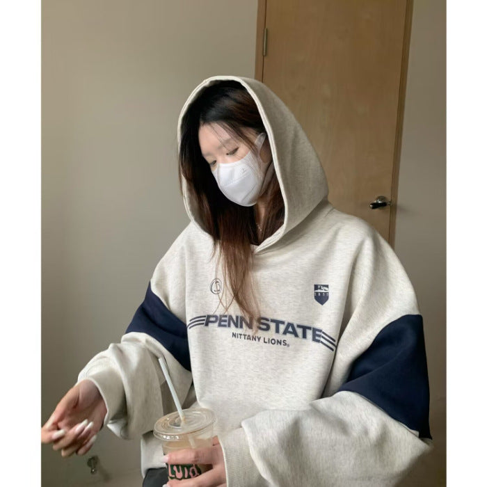 Autumn Style Hooded Pullover for Women by Design Sense | Streetwear
