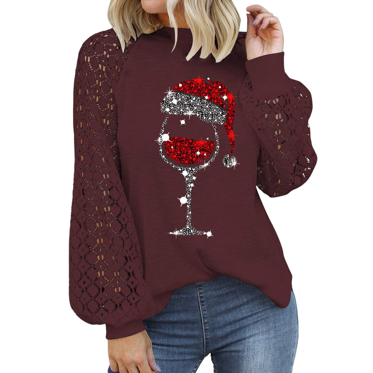 Floral Print Long Sleeve Pullover for Women | Streetwear